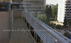 Seguridad infantil ventanas - Mallas blancas